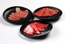 Yakiniku (Noto beef and Wagyu beef)