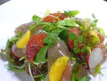 Raw ham salad