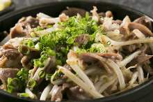 Teppan-yaki(cooked on a griddle)