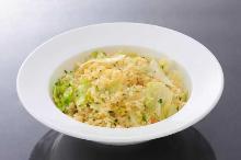 Crab and lettuce fried rice