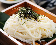 Inaniwa-style wheat noodles