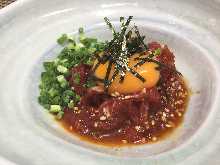 Horse meat tartare Horse meat tartare