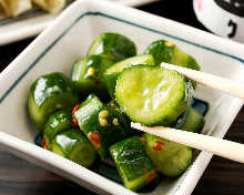 Pickled cucumbers