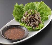 Senmai (omasum) sashimi