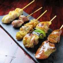 Assorted grilled skewers, 5 kinds