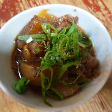 Simmered beef tendon