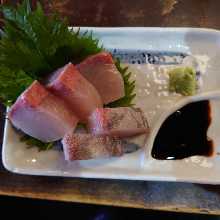 Yellowtail sashimi