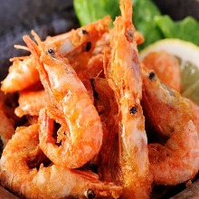 Fried prawns