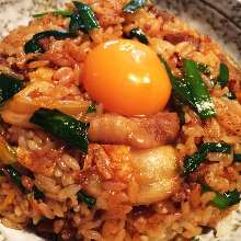 Fried rice with kimchi