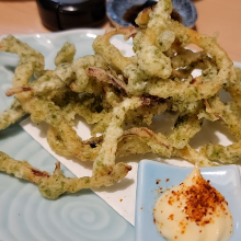 Dried shredded squid tempura