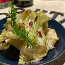 Anchovy and cabbage