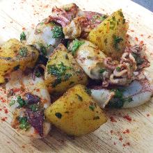 Grilled Whole Squid