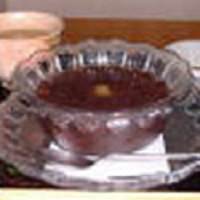 Zenzai (sweet red bean soup with toasted rice cake or chestnuts) Zenzai (sweet red bean soup with toasted rice cake or chestnuts)