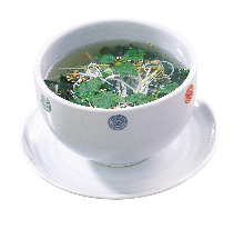 Wakame seaweed soup