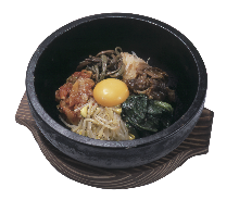 Stone grilled bibimbap