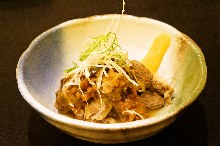 Simmered beef tendon