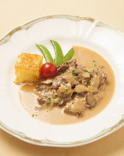 Beef stroganoff