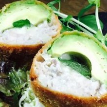 Cheese-filled minced meat cutlet Cheese-filled minced meat cutlet