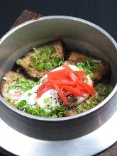 Pork kamameshi (pot rice)