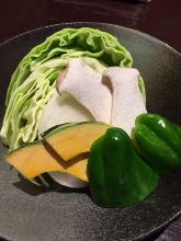 Assorted grilled vegetables