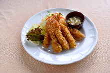 Deep-fried shrimp