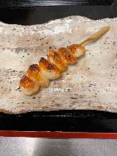 Grilled chicken skewer