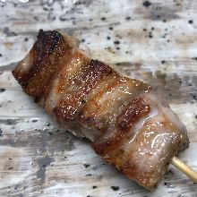 Grilled pork skewer