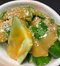 Smashed cucumber salad