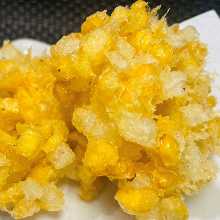 Mixed tempura of corn
