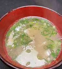 Pork miso soup