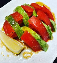 Tomato and avocado salad