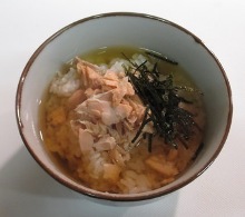 Shake chazuke(salmon and rice with tea)