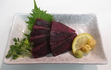 Whale sashimi
