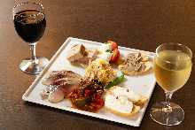 Assorted appetizers