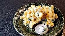 Corn and Zucchini Fritter(Uses salad oil)