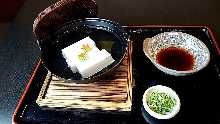 Boiled tofu(Vegan Soy Sauce)