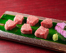 Wagyu beef diced steak