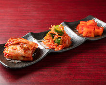 Assorted kimchi