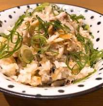 Fatty mackerel rice