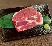 Pork loin steak