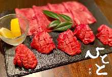 Premium grilled tongue seasoned with salt