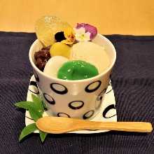 Japanese-style parfait