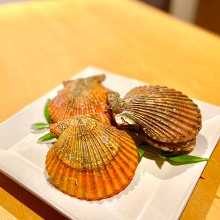 Grilled shellfish