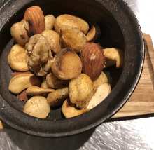 Mixed smoked nuts