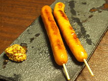 Sausage skewer