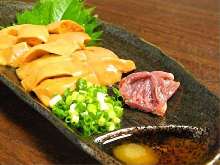 Jidori chicken raw liver