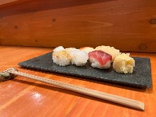 Assorted nigiri sushi