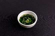 Wakame seaweed soup