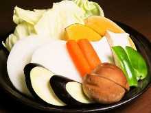 Assorted grilled vegetables