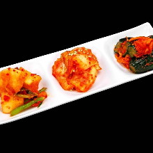 Assorted kimchi